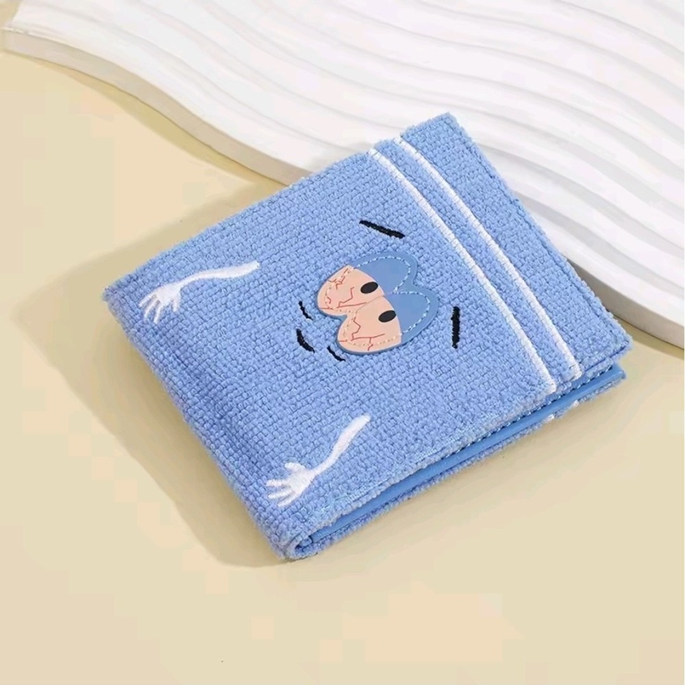 South Park Towelie Blue Towel Fabric Bifold Wallet ID Window Card Holder Unisex